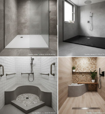 Receveur douche, Alsace